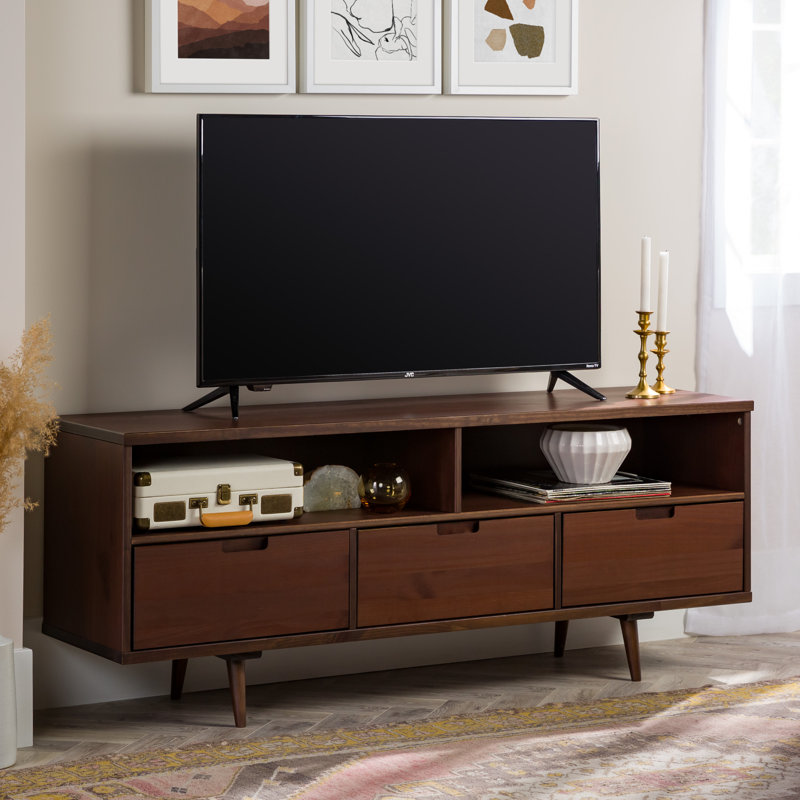 Mercury Row® Sadie Solid Wood TV Stand for TVs up to 65" & Reviews